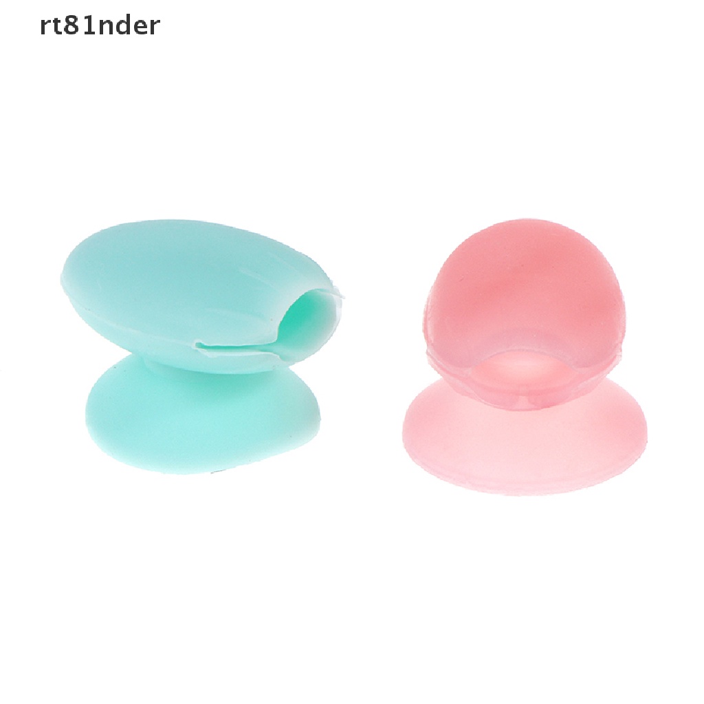 Bộ 5 cái nắp silicone đậy bảo vệ cọ trang điểm môi
