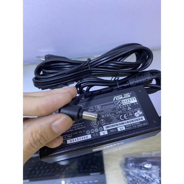 Sạc Laptop Asus 19V – 3.42A – 65W (ADAPTER ASUS 19V-3.42A) NEW 100% tặng kèm dây nguồn