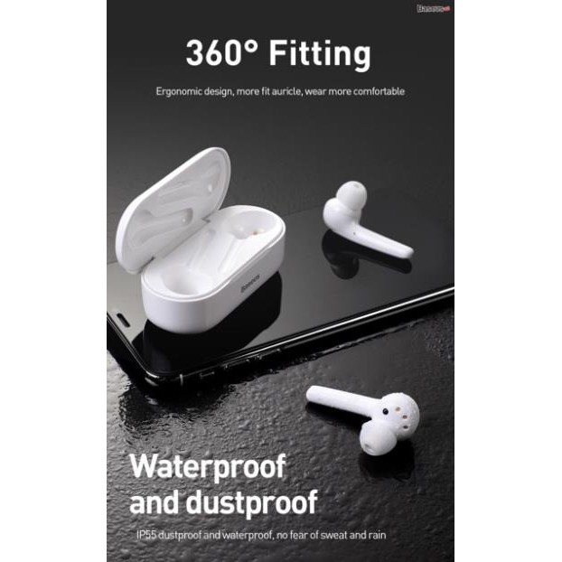 Tai nghe không dây cảm ứng Baseus Encok True Wireless Earphones W07