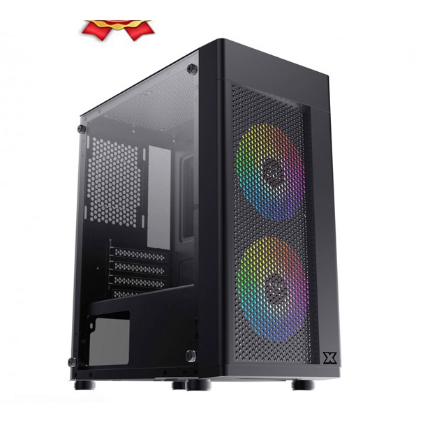 VỎ CASE MÁY TÍNH XIGMATEK AERO ARTIC - M-ATX, 1 SIDE TEMPERED GLASS NEW (ĐEN/TRẮNG)