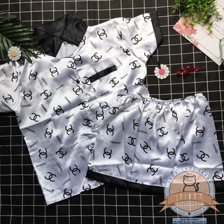 Đồ bộ pijama phi bóng đùi chữ x siêu mịn mát mặc nhà mặc ngủ