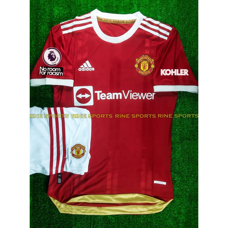 Bộ áo bóng đá Mu - Manchester United sân nhà Super player bodyfix hàng thailand 2021-2022 Giống Thi đấu 100%