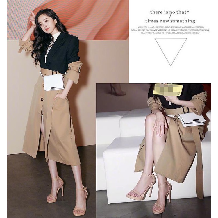Sandal Cao Gót 10cm Phong Cách Mới Mùa Hè 2022 Quyến Rũ Chống Thấm Nước