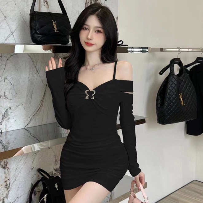 Áo Sơ Mi Tay Dài Cổ Thắt Nơ Phong Cách Hàn Quốc Quyến Rũ Cho Nữ