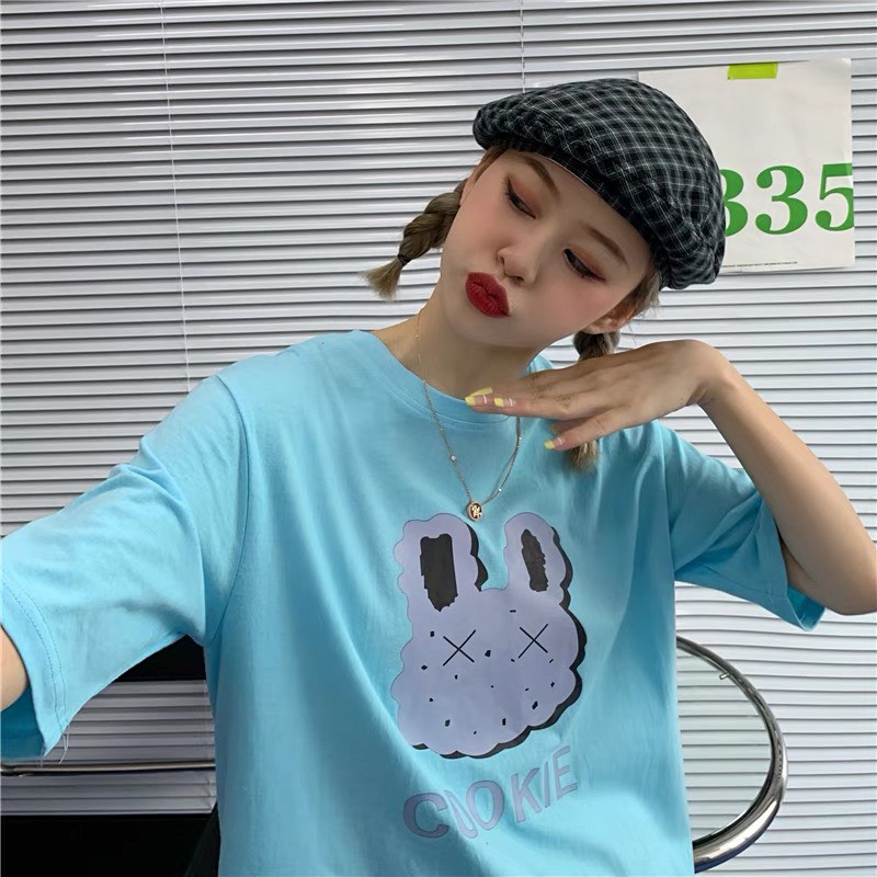 Áo thun phông nữ tay lỡ form rộng AT 516