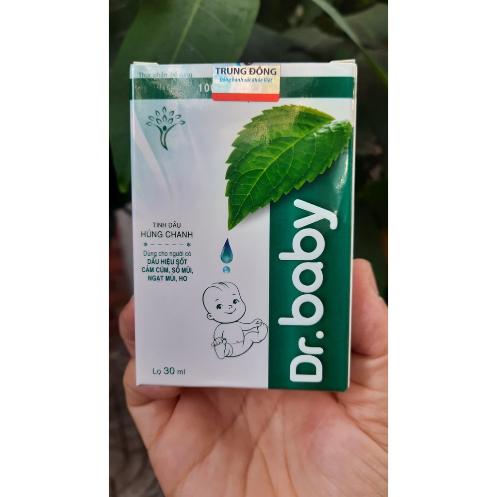 Tinh Dầu Húng Chanh Dr Baby 30ml