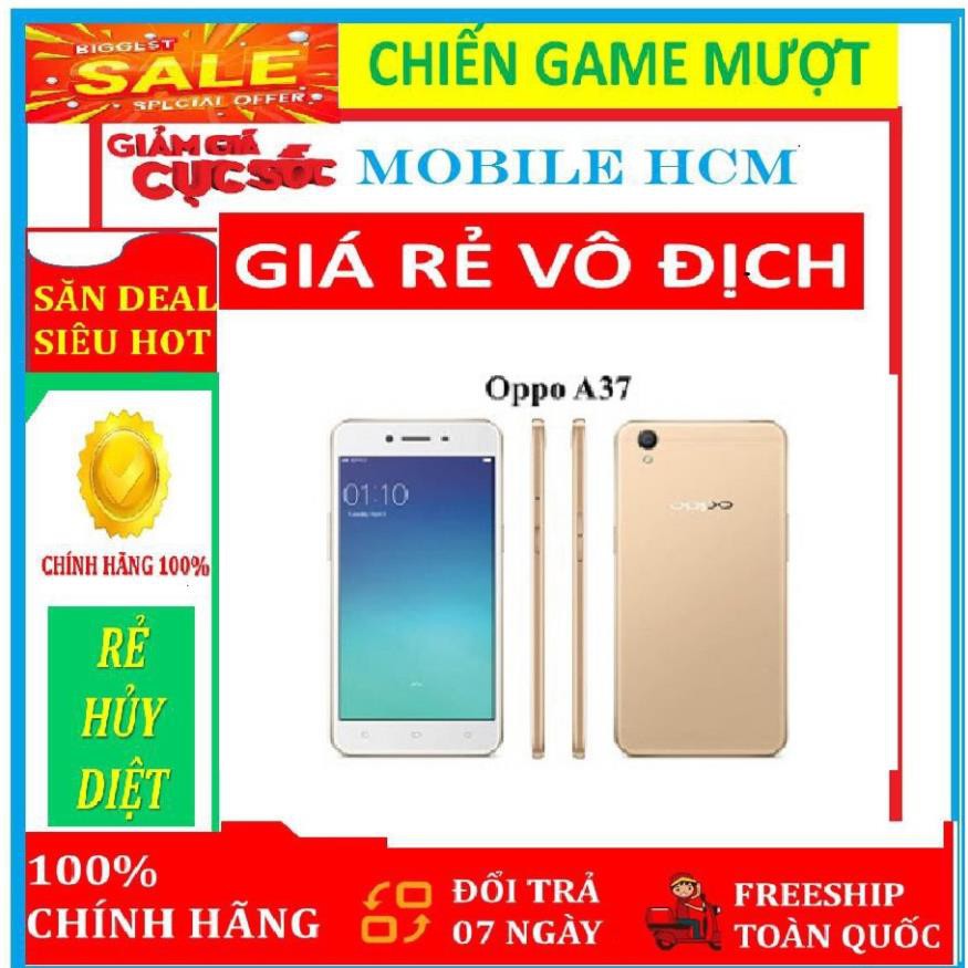 [BÁN LẺ = GIÁ SỈ] Oppo F3 Lite (A37) 2sim mới ram 2G/16G mới Chính Hãng - Chơi PUBG mượt