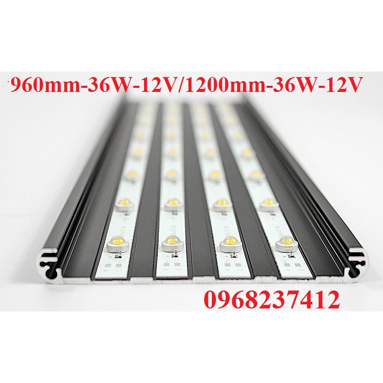 mạch hàn 960x12mm 36 led 12V máng w106 ( chưa hàn đèn)