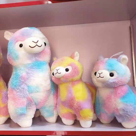 Gấu bông lạc đà Alpaca 7 màu - 50 cm