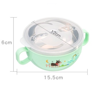 Bộ bát kèm thìa inox cho bé