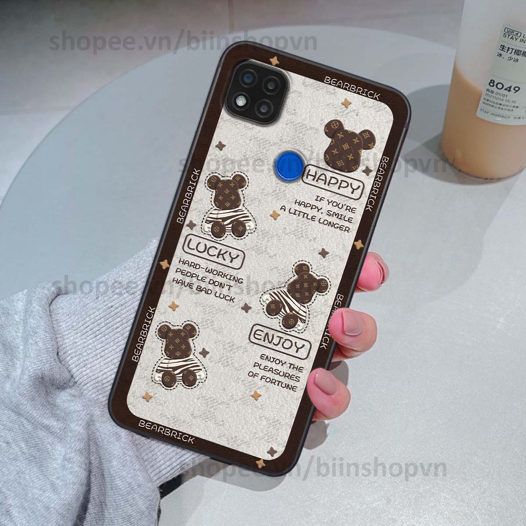 Ốp Xiaomi Redmi 9C hình gấu bear brick đẹp độc lạ, thời trang, cá tính