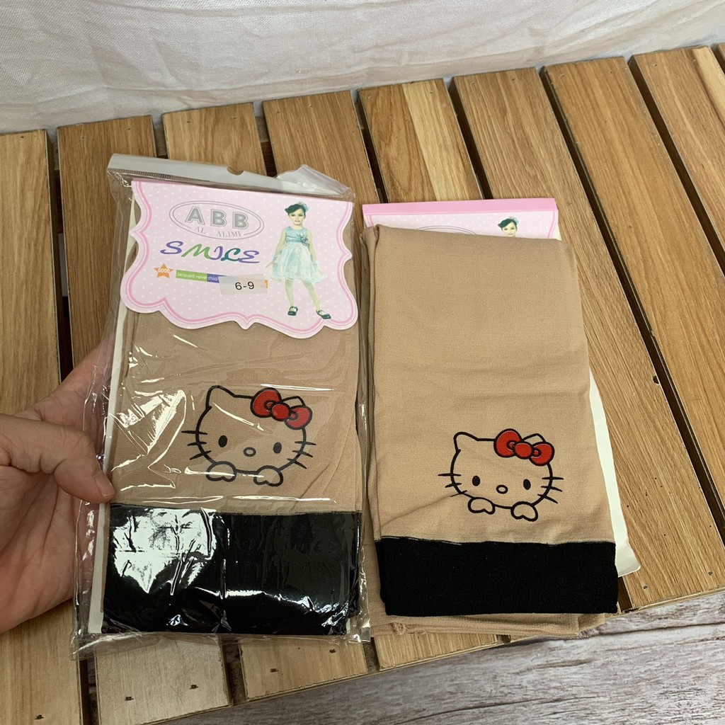 Quần tất Hello kitty giả bốt cho bé 2 đến 9 tuổi