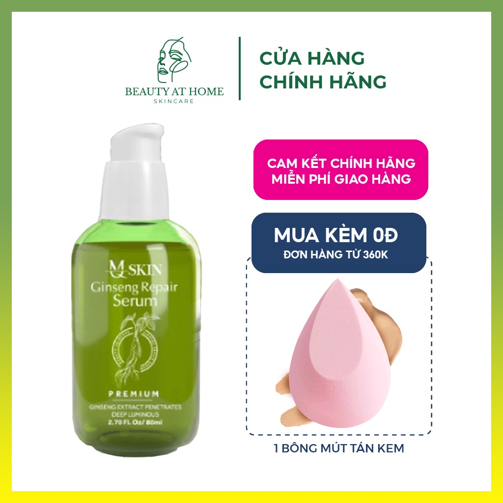 Serum mq skin tái tạo da nhân sâm cao cấp không sưng phục hồi da hư tổn repair Serum premium 80ml
