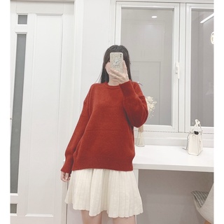 Áo sweater trơn basic
