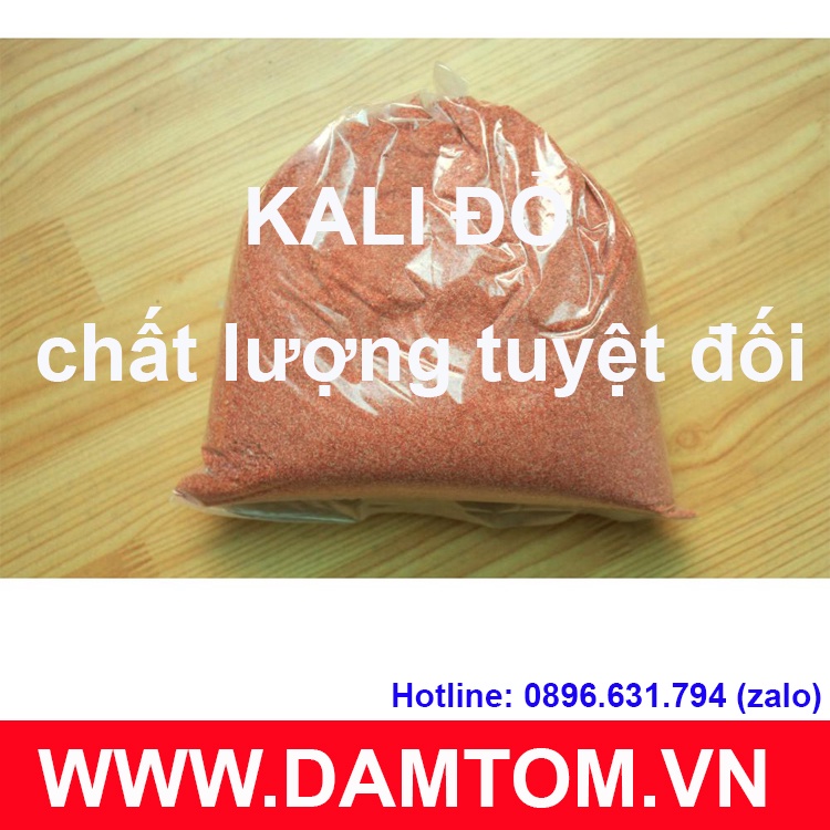 Gói 1kg - Phân bón siêu Kali đỏ_Phân vô cơ Kaly đỏ kích hoa, đậu quả, tăng độ ngọt, tăng năng suất