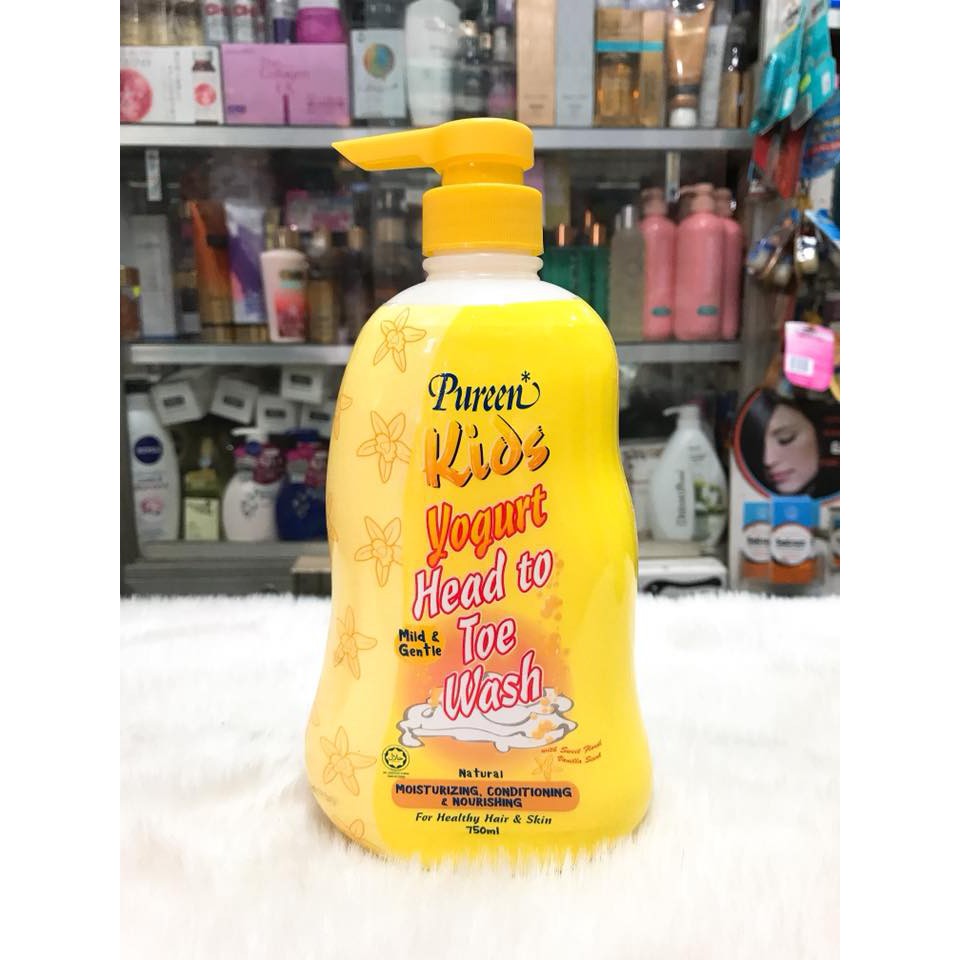 Sữa Tắm Gội Toàn Thân Cho Bé Sơ Sinh Và Trẻ Em PUREEN Nhập Khẩu Malaysia 750ml | BigBuy360 - bigbuy360.vn