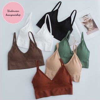 Áo lót nữ- Áo bralette cotton dáng lưng chữ u siêu sang chảnh