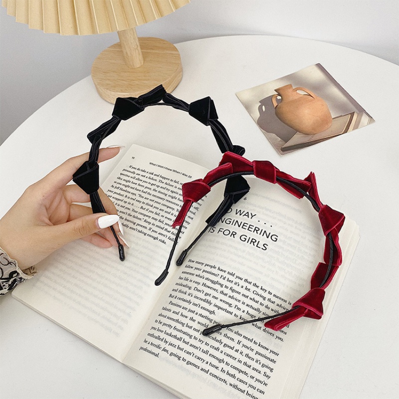 Băng đô nơ nhung dễ thương ngọt ngào