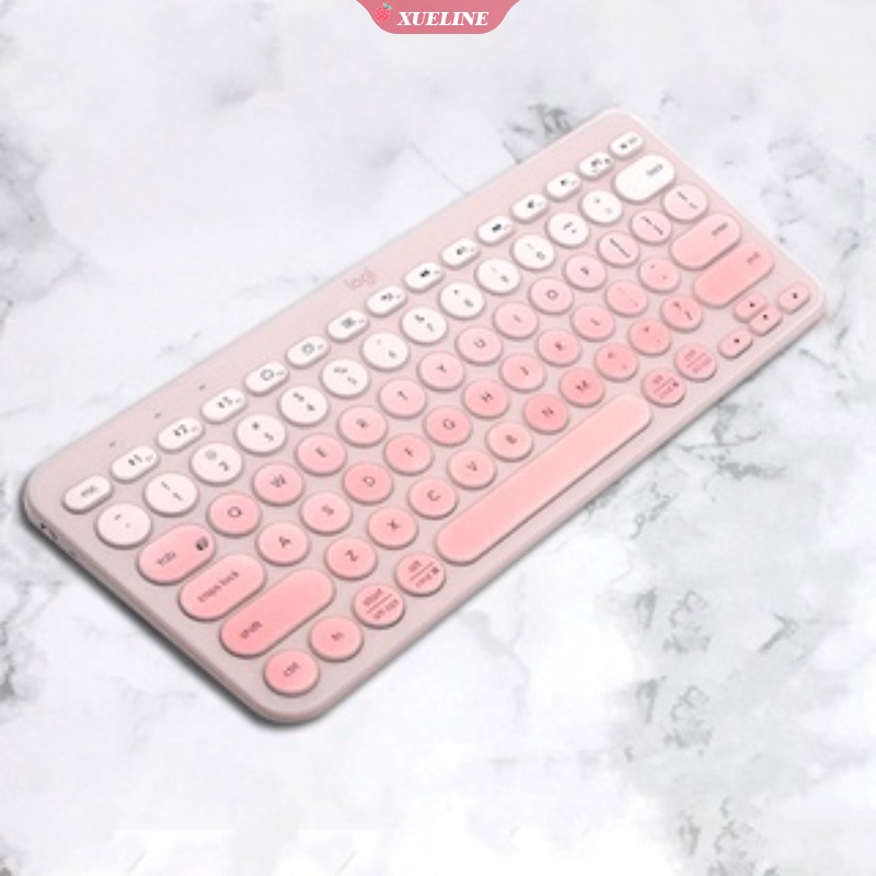 Tấm Bọc Bảo Vệ Bàn Phím Bằng Silicon Mỏng Trong Suốt Chống Nước Chất Lượng Cao Cho Logitech K380