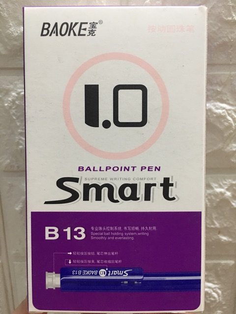 Bút bi BAOKE Smart B13-1 hộp =48 bút hàng loại 1 chất lượng tốt .