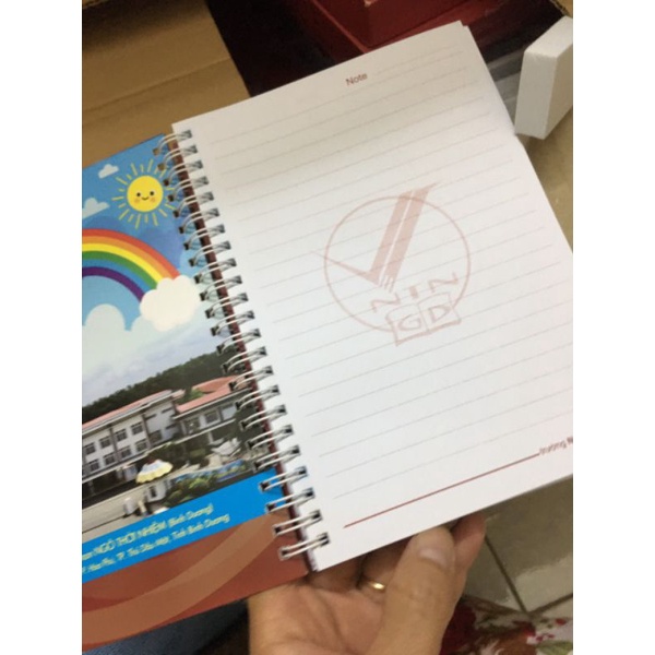 Thanh lý sổ lò xo 200 trang giấy đẹp