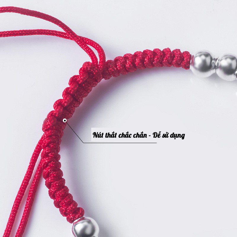 Lắc tay nữ vòng tay bện chỉ đỏ tỳ hưu cầu may mắn, trường thọ đính hạt phong cách Hàn Quốc 11 mẫu S151 | BigBuy360 - bigbuy360.vn