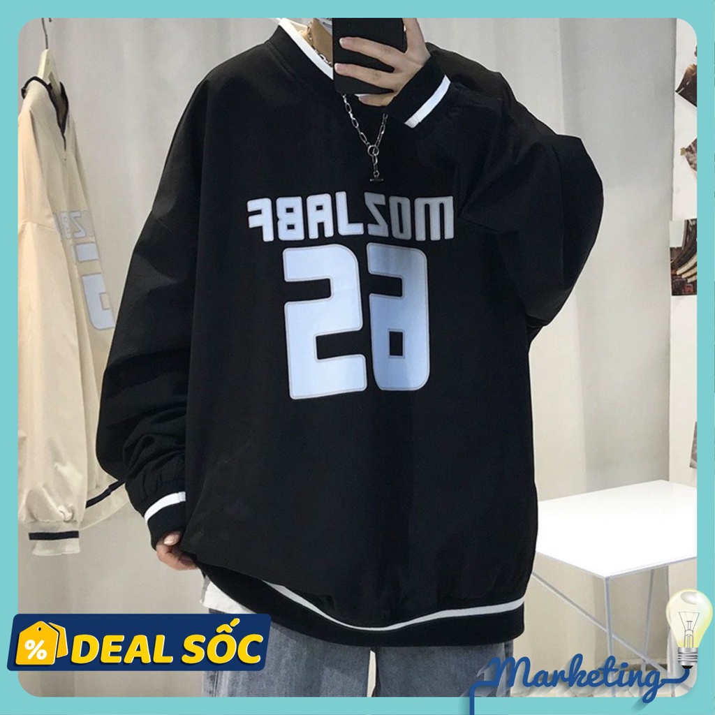 Áo sweater nam nữ form rộng Unisex FB26 cực Cool PT11, Áo hoodie nỉ không mũ phong cách streetwear