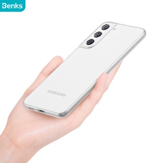 Ốp điện thoại benks bằng pp mờ siêu mỏng trong suốt chống dấu vân tay cho samsung galaxy s22 ultra s22+ plus 0.4mm