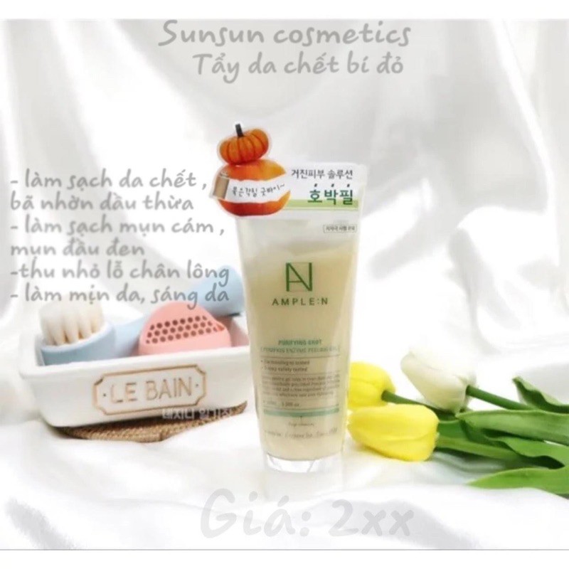 Tẩy da chết bí đỏ AMPLE:N Purifying Shot