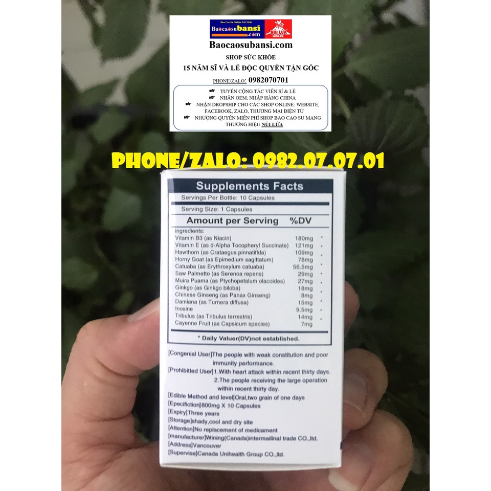 Vimax 10 Viên Uy Tín Trên Toàn Thế Giới - Thực Phẩm Bổ Sung Tăng Cường Sinh Lý, Tăng Kích Thước Dương Vật Cho Nam