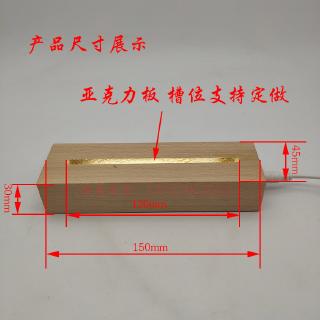 Đèn Ngủ Đế Gỗ Đính Pha Lê Sang Trọng