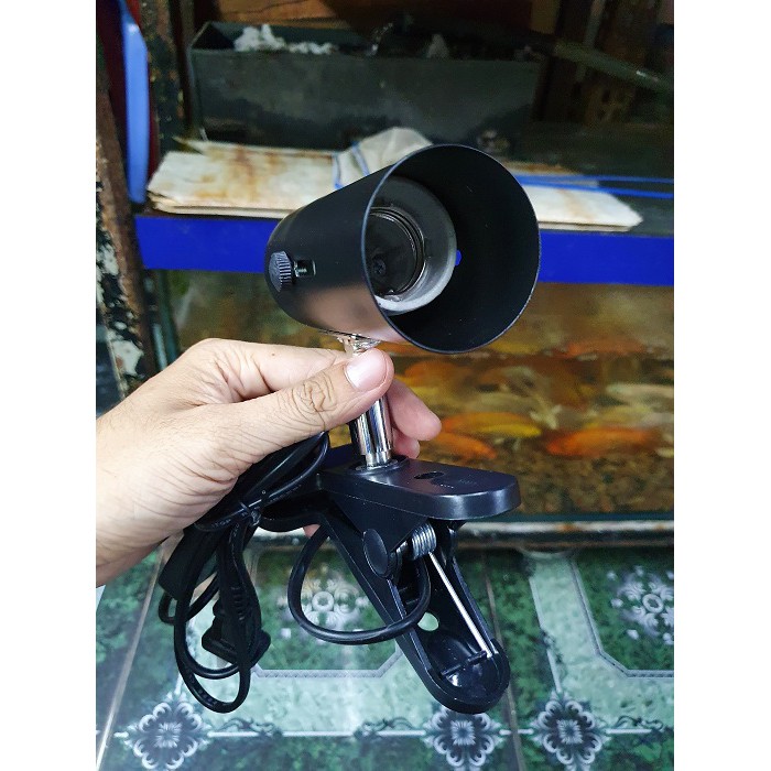 ĐUÔI ĐÈN SƯỞI CÓ KẸP CHO BABA RÙA THÚ CƯNG BÒ SÁT E27