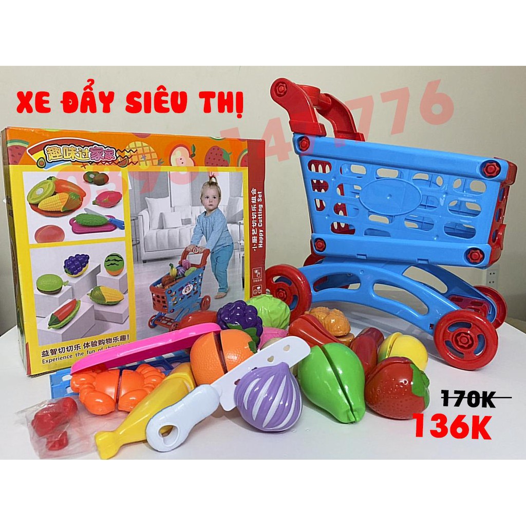 Xe Đẩy Siêu Thị Trái Cây
