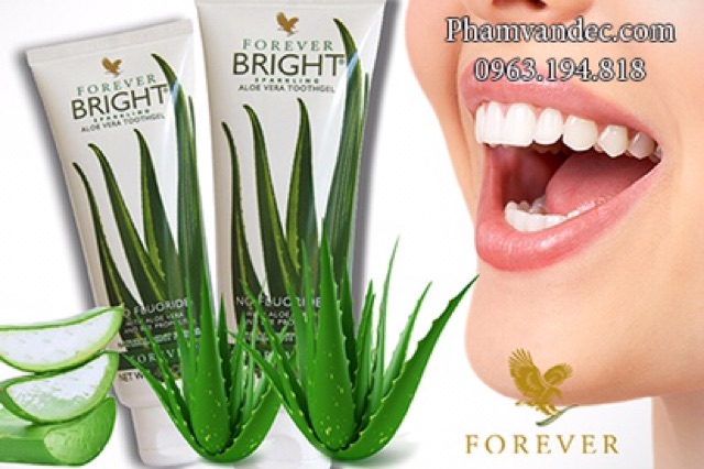 Forever Bright Toothgel 028 Flp |Kem Đánh Răng Lô Hội, Aloe Vera