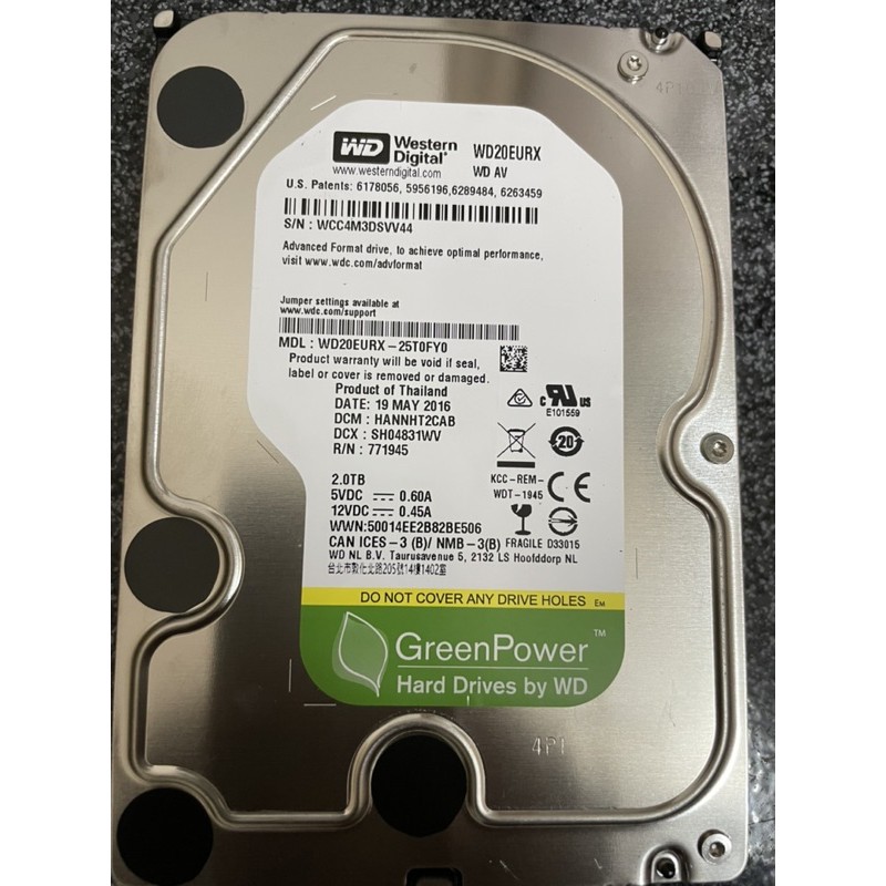 Ổ cứng HDD 2TB (like new)