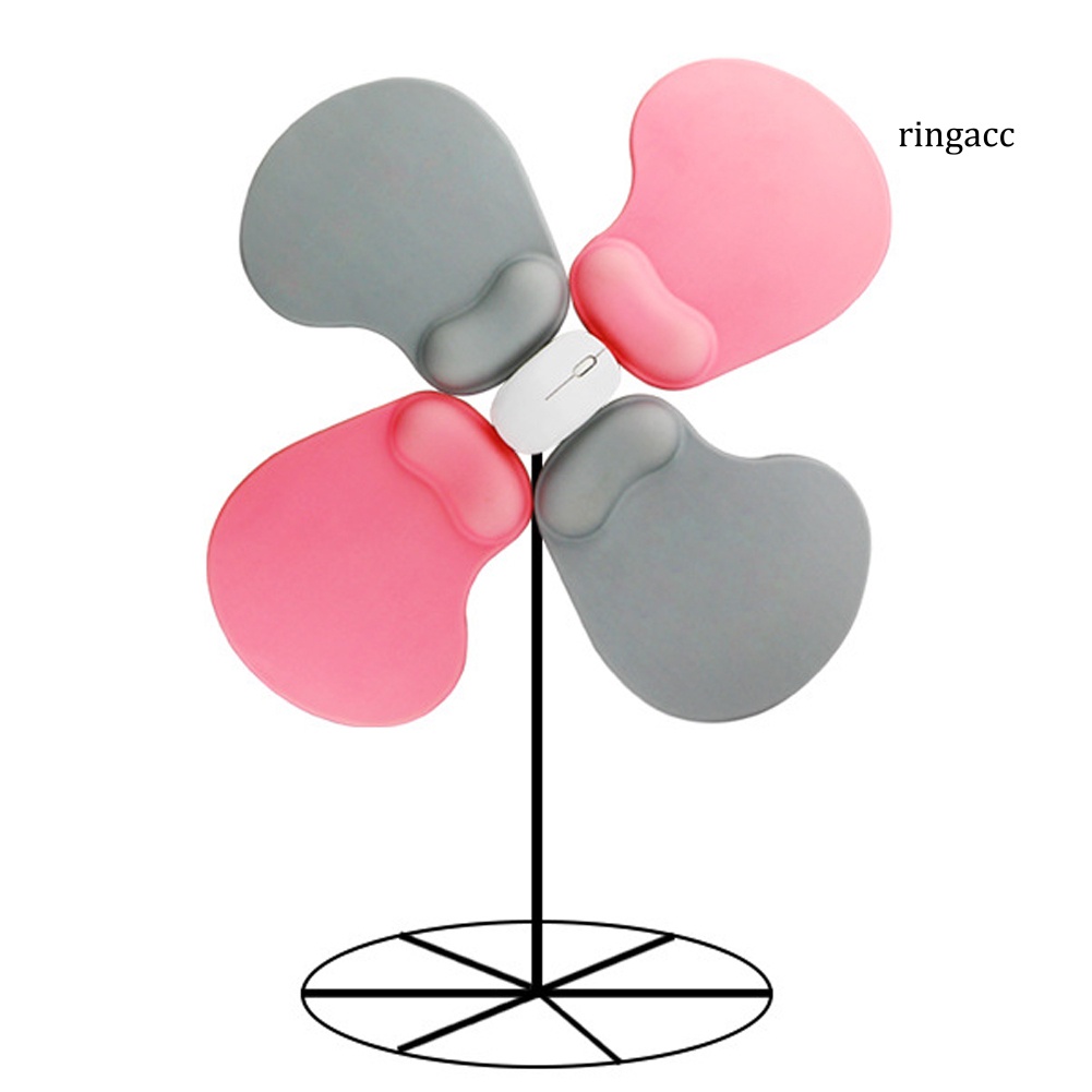 Miếng Lót Chuột Máy Tính Bằng Silicon Mềm Màu Trơn Chống Trượt