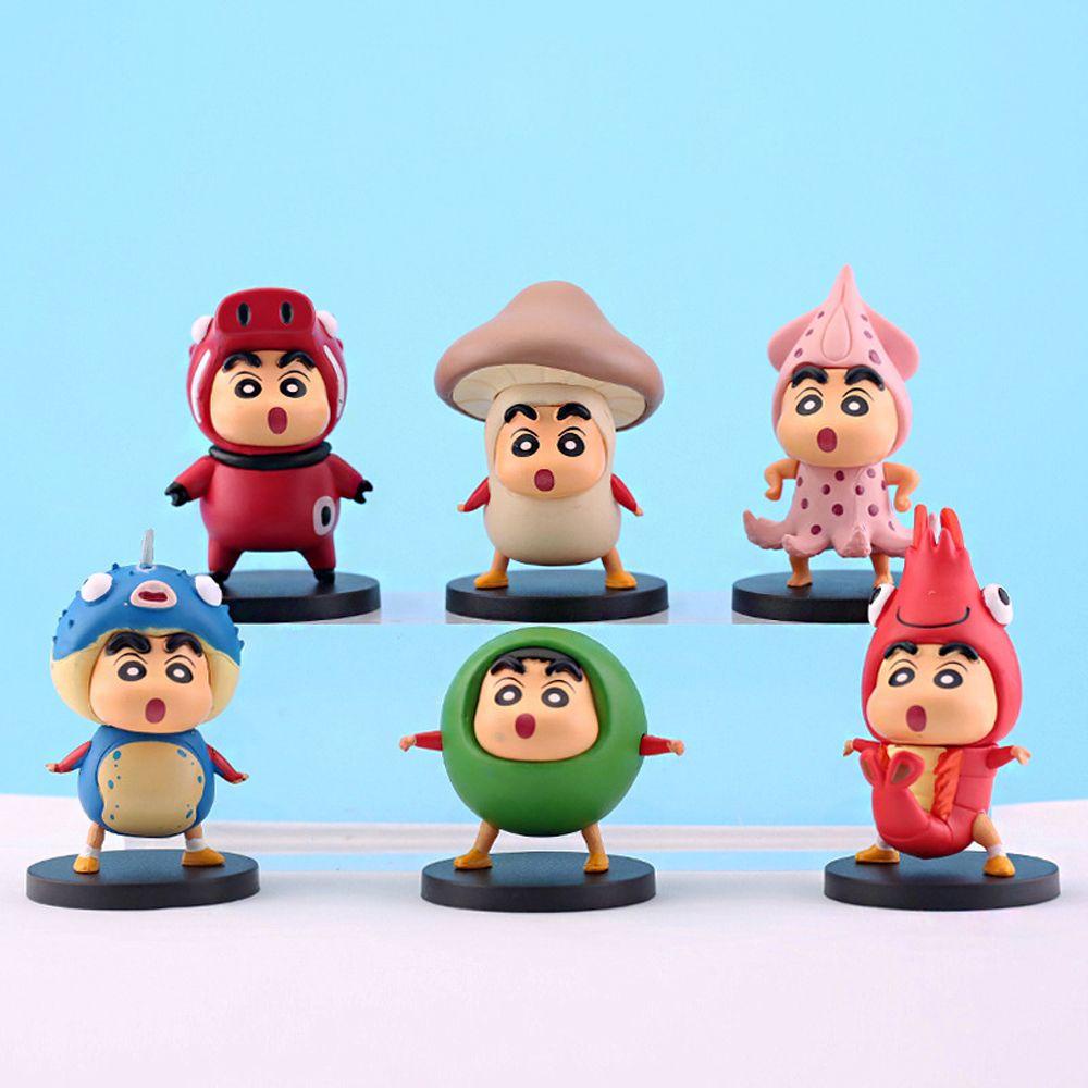 Mô Hình Shin-Chan Bằng PVC Dễ Thương Trang Trí Bàn Làm Việc