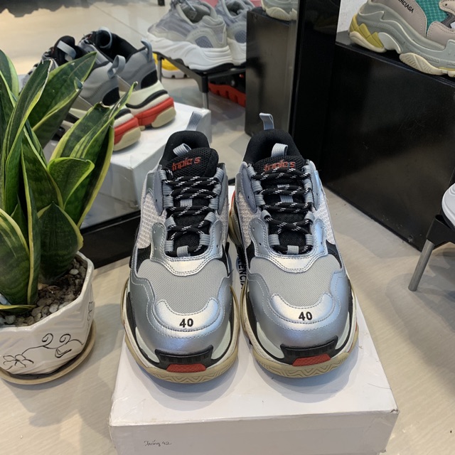 | Ảnh Thật | Giày Thể Thao Balen Bạc Nam | BigBuy360 - bigbuy360.vn