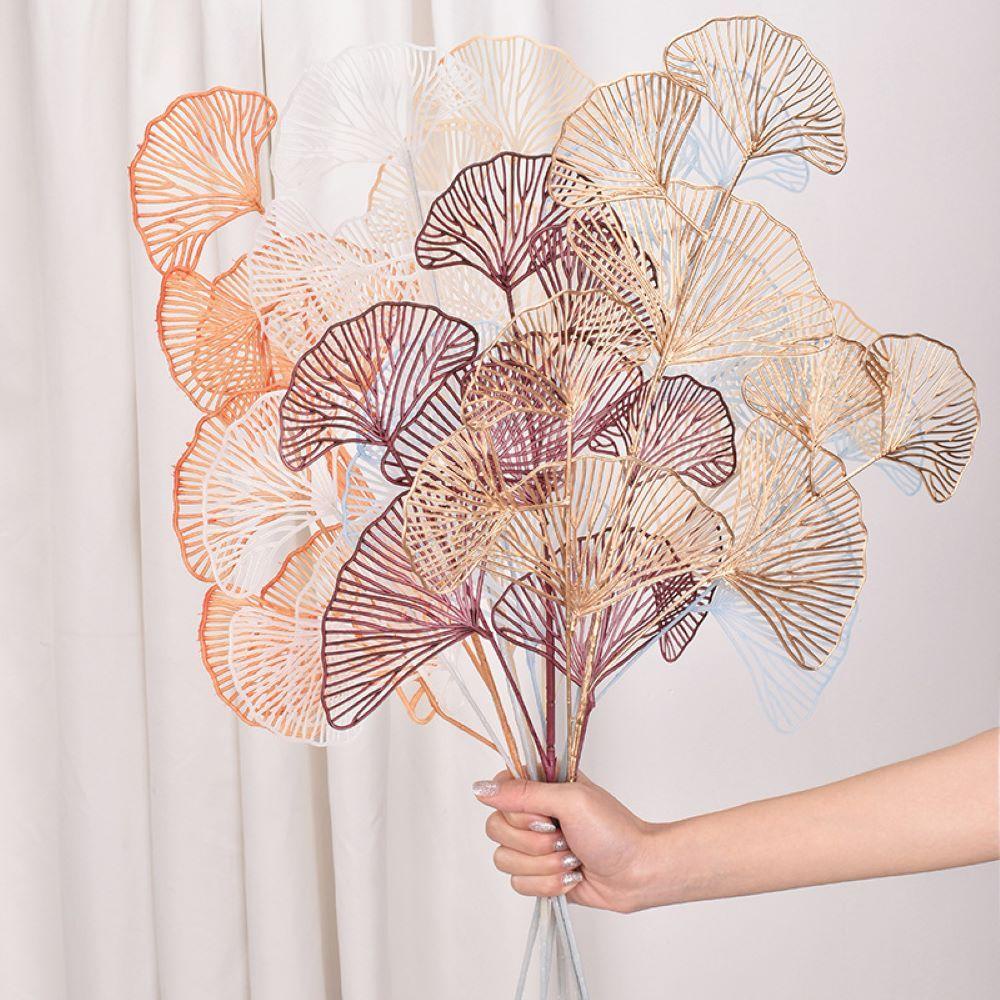 Lá Cây Ginkgo Giả Trang Trí Nhà Cửa