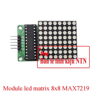 Mạch led matrix 8x8 sử dụng MAX7219