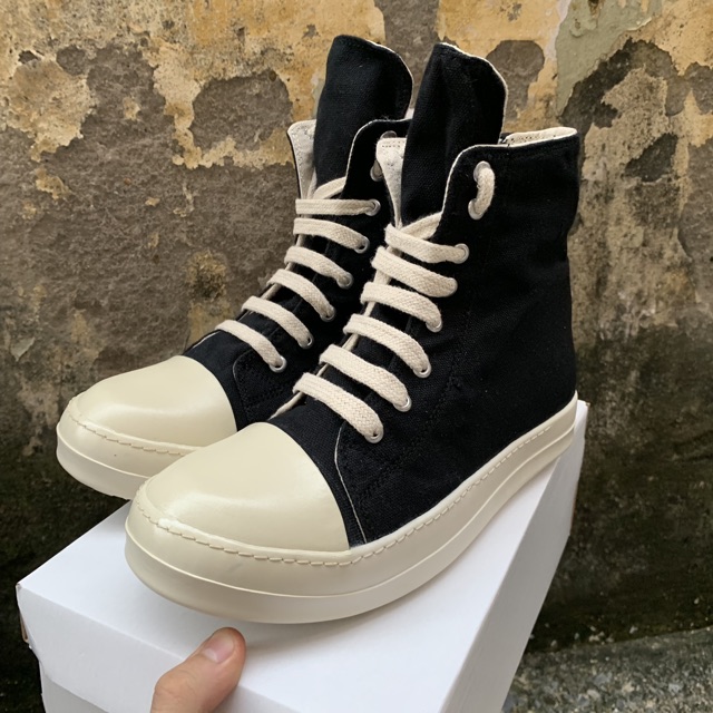 NEW CTY [FreeShip] [Xả Giá Sốc]. | Ảnh Thật | Giày Rick Owens S.F Cao Cổ uy tín P new ༗ hot