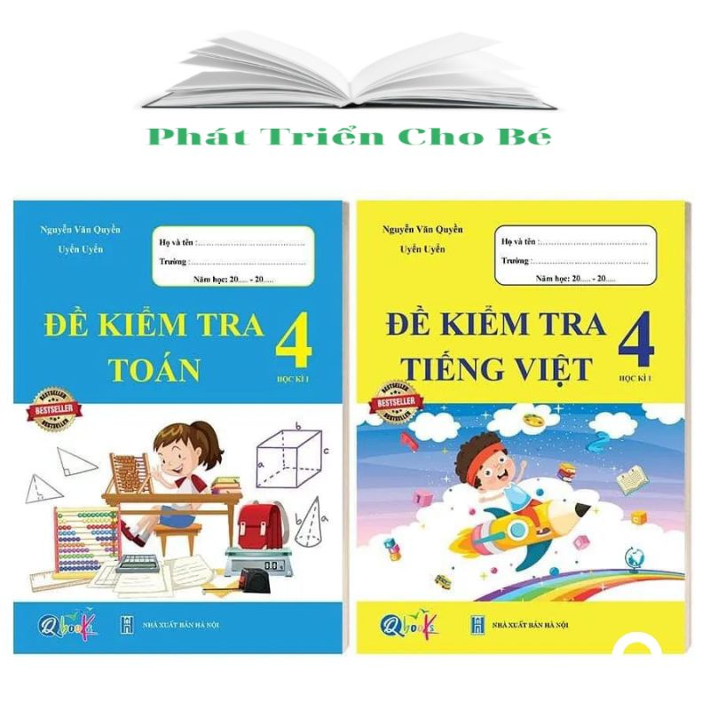 Sách - Đề Kiểm Tra Toán Và Tiếng Việt Lớp 4 - Học Kì 1