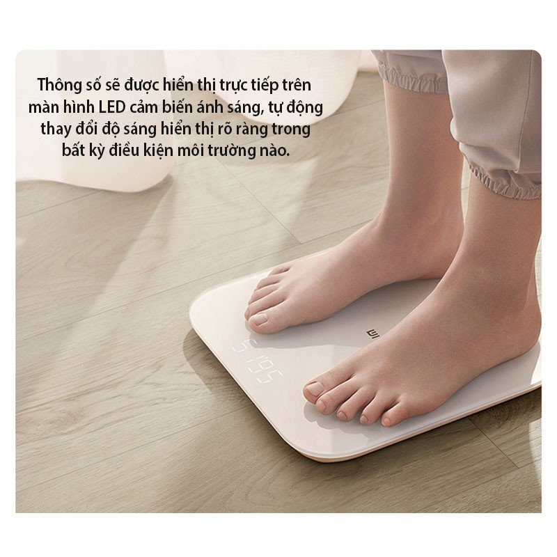 Cân Điện Tử Cân Sức khỏeThông Minh Xiaomi Smart Scale Gen 2  Trợ Lý Sức Khỏe - Hàng Chính Hãng