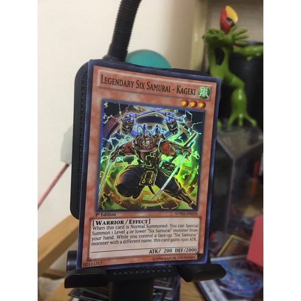 Thẻ bài đồ chơi Yugioh Legendary Six Samurai Kageki
