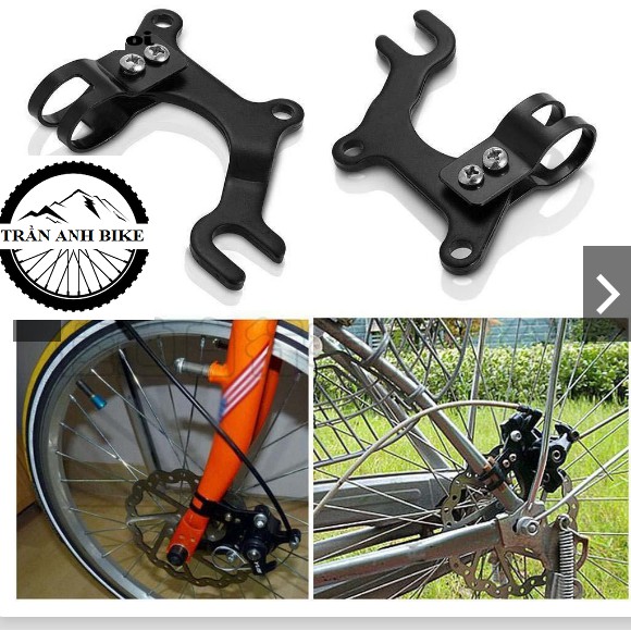 Giá gắn và điều chỉnh phanh đĩa cho xe đạp
