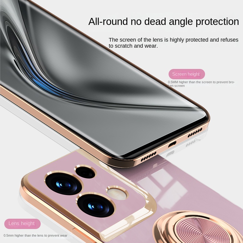 Ốp Điện Thoại Có Nhẫn Xỏ Ngón Tay Cho OPPO Reno 8 Reno 8 Pro 8 Pro 5G