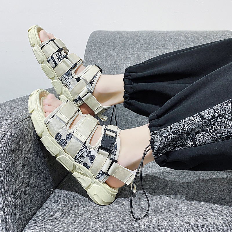Dép Sandal Mùa Hè Thoáng Khí Phong Cách Hàn Quốc Cho Nam