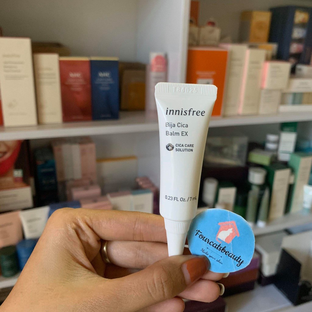 (Minisize 7ml) Gel Phục Hồi Da Mụn Innisfree Bija Cica Balm
