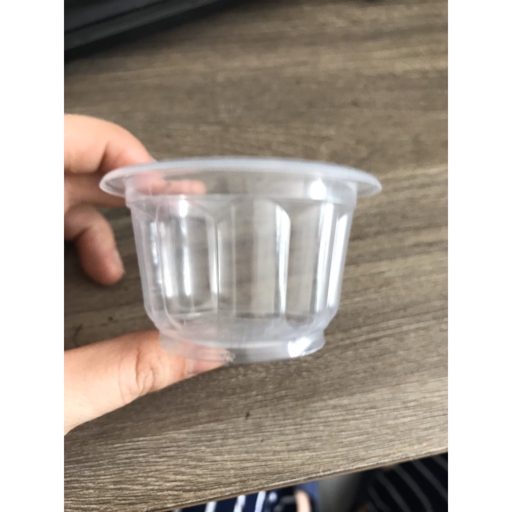 100 Ly đựng rau câu 90ml - Ly hoa mai đổ rau câu