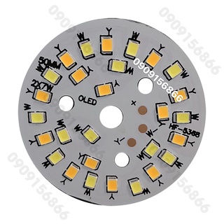 Led vỉ tròn 7w - 3 màu